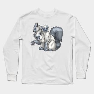 CerPURRus: Blue Lynx Point Long Sleeve T-Shirt